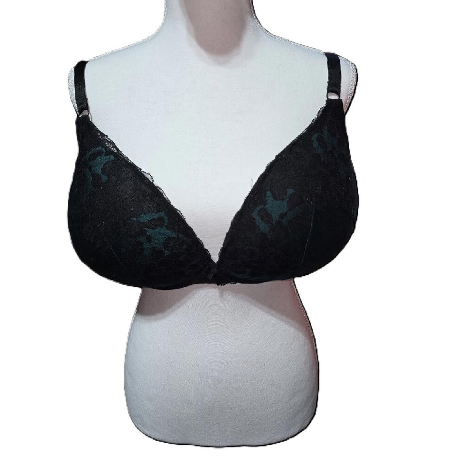 Other Torrid Curve Teal & Black Lacy Bra Size 44DD Size ONE SIZE - 1 Thumbnail