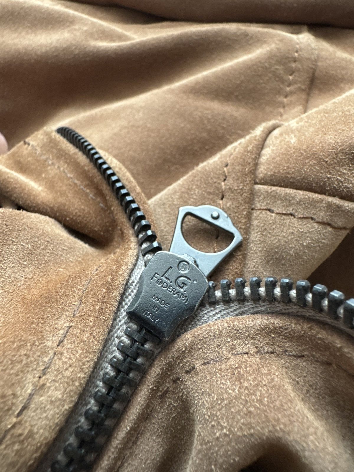 Vintage Vintage Suede Leather Jacket Boxy Fit ALD style avant garde Size US S / EU 44-46 / 1 - 9 Thumbnail