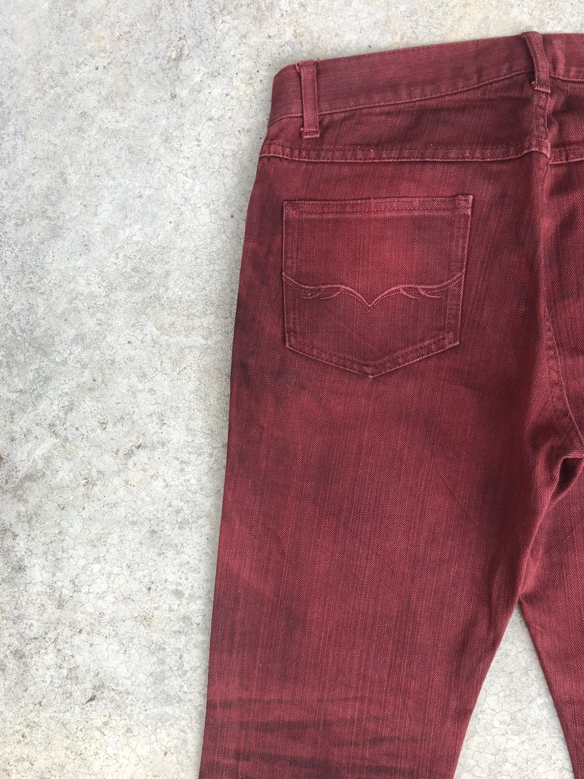 GOSTAR DE FUGA Japanese Fuga Flared Jeans Distressed Jeans Size US 30 / EU 46 - 9 Thumbnail