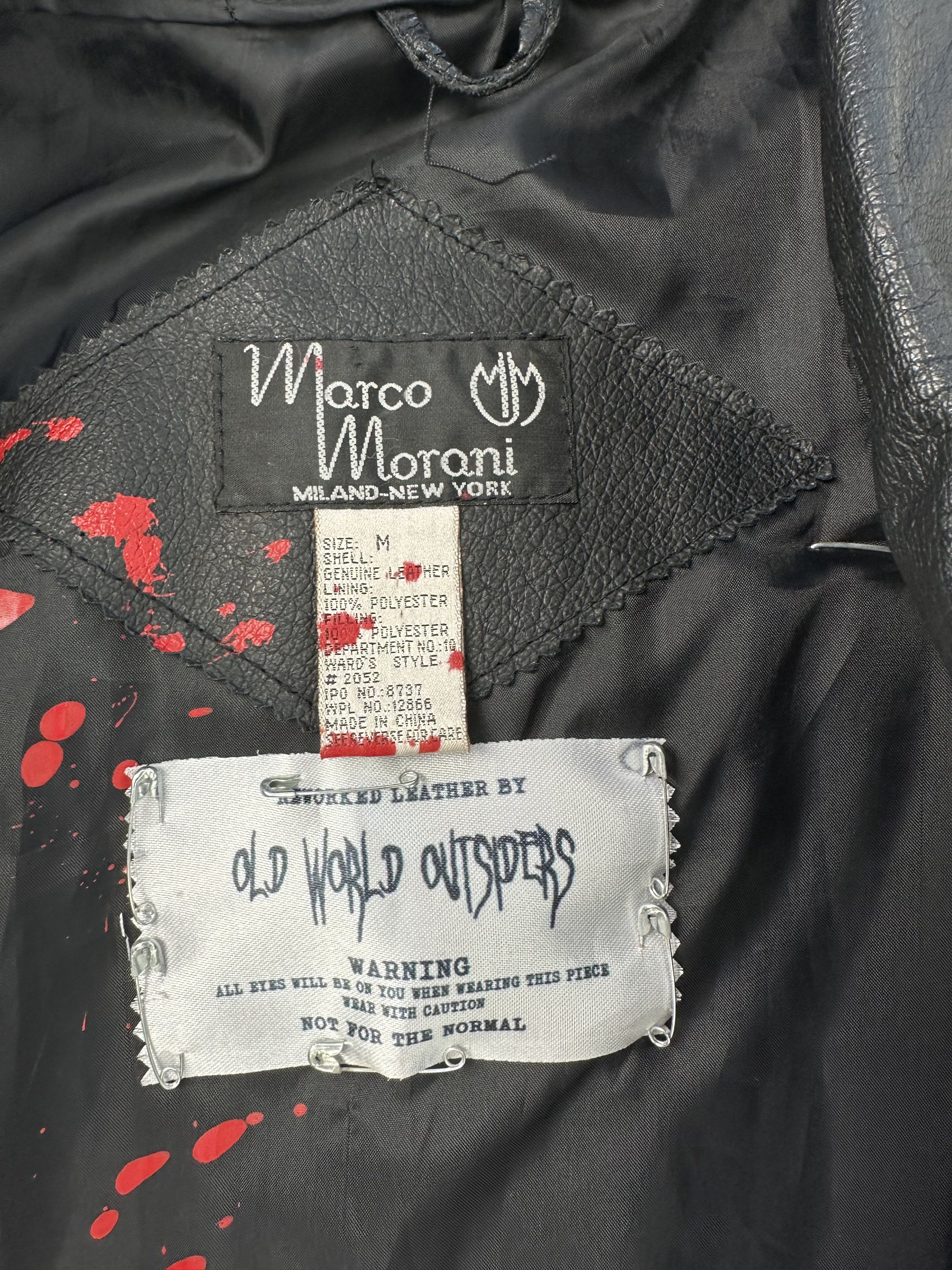 Marc Jacobs 008 Save our Souls Trench Coat Jacket Genuine Leather Size US M / EU 48-50 / 2 - 4 Thumbnail