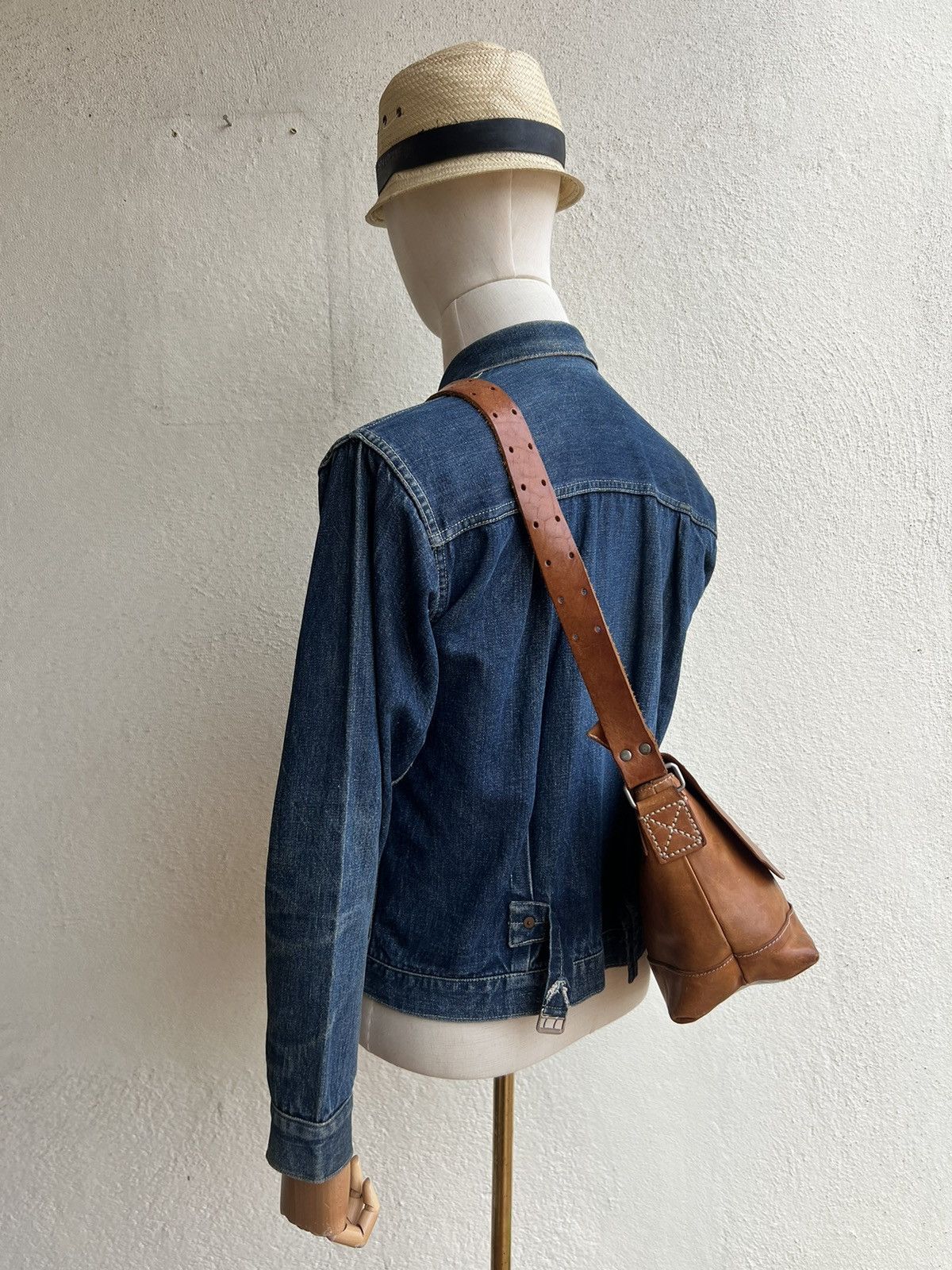 Leather H 1203 Mano Fece Japan Patina Leather Bag Size ONE SIZE - 3 Thumbnail