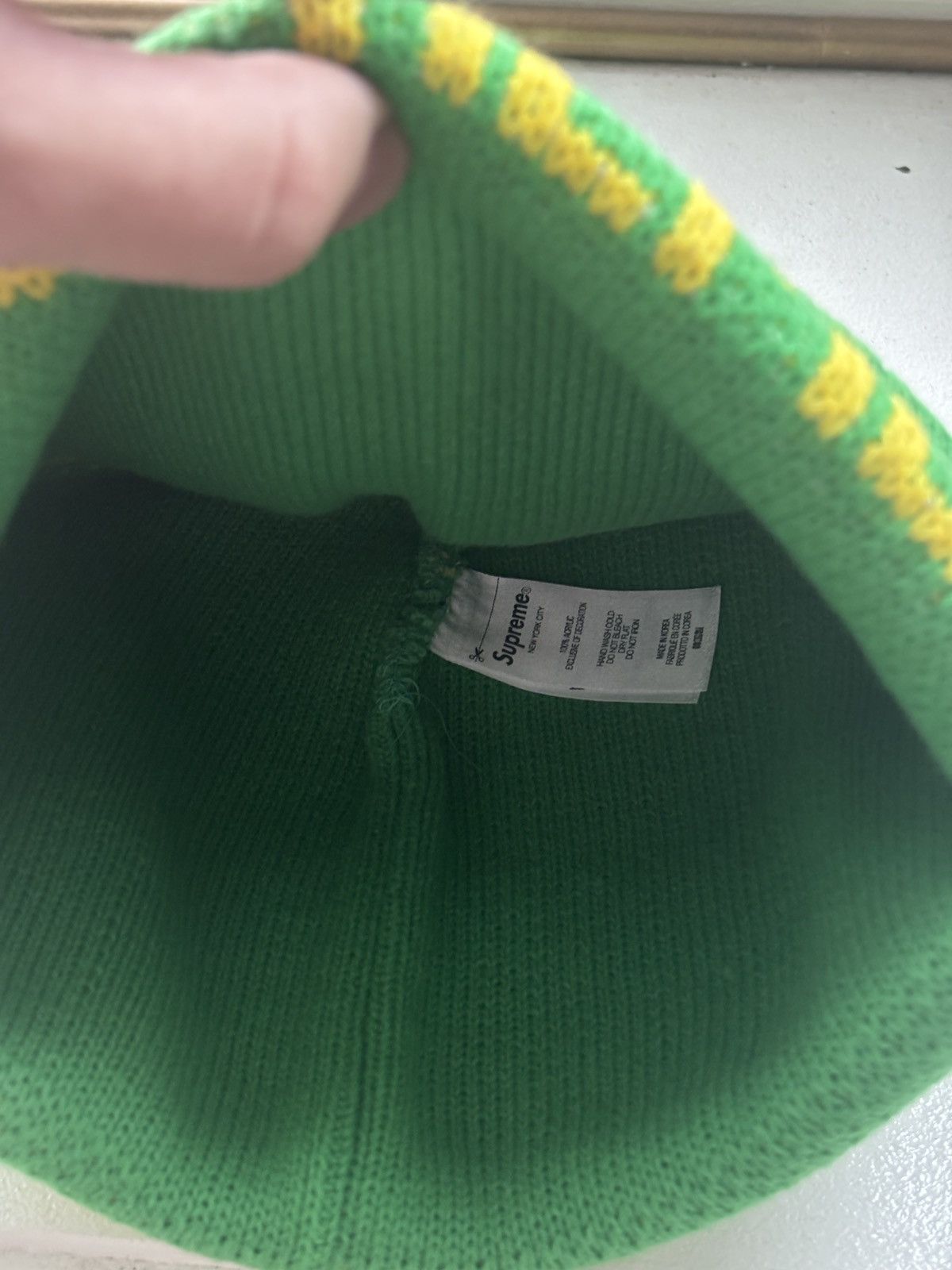 Supreme Supreme beanie - green with puff Size ONE SIZE - 2 Thumbnail