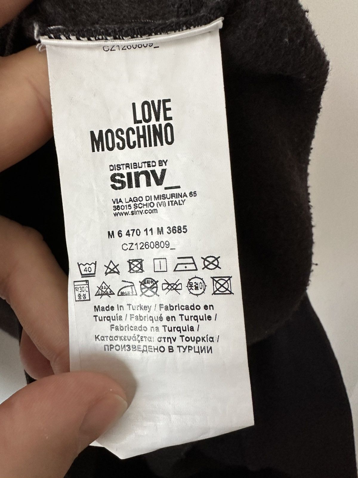 Moschino Moschino Love sweatshirt big logo Size US XL / EU 56 / 4 - 5 Thumbnail