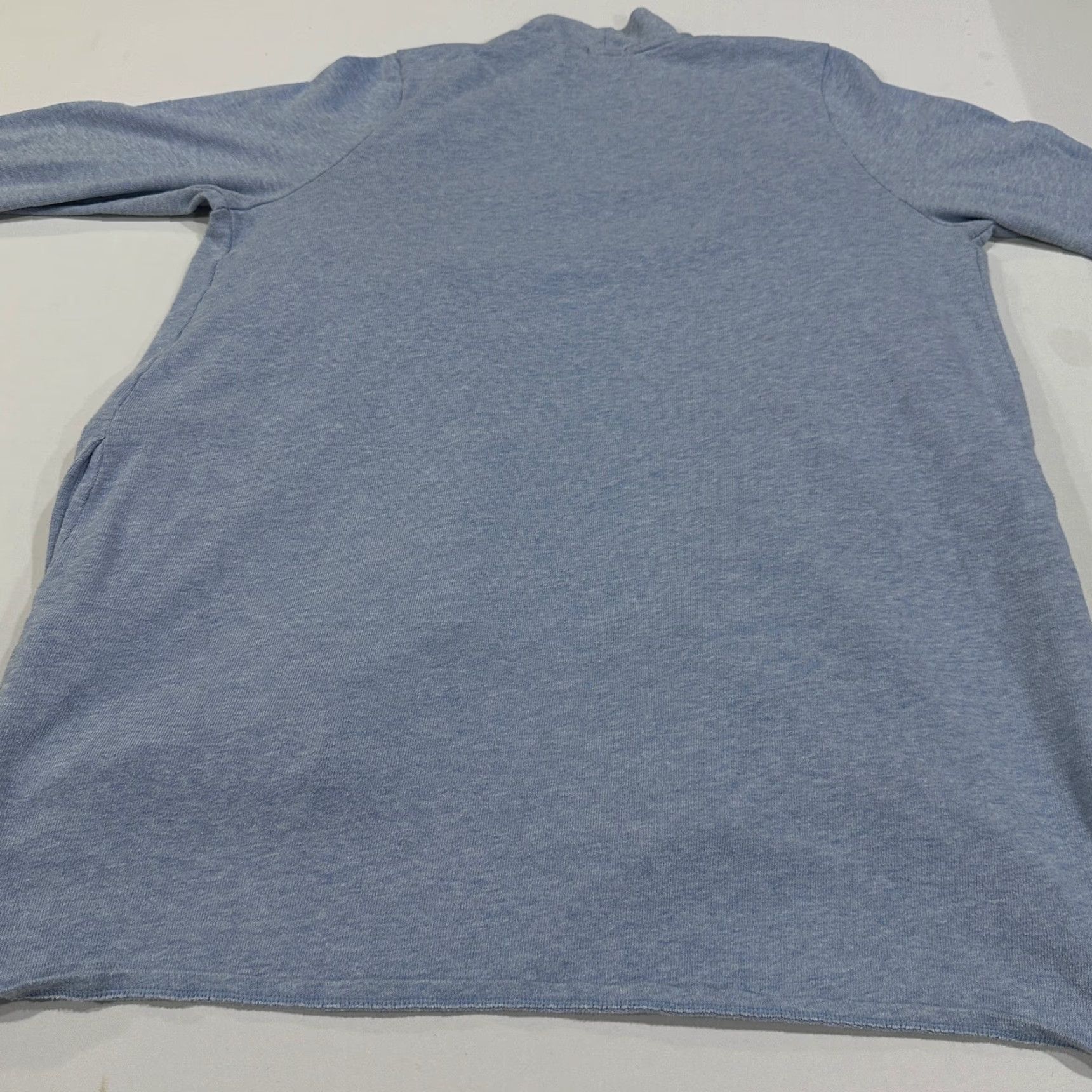 J. Jill Pure Jill Coatigan Womens XL Blue Cotton Blend Knit Open Pockets Mid-Length Size XL / US 12-14 / IT 48-50 - 4 Thumbnail