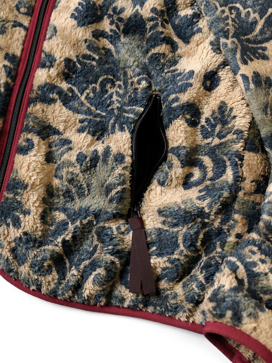 Kapital KAPITAL DAMASK Virgin Mary light fleece zip up blouson beige Size US XL / EU 56 / 4 - 7 Thumbnail