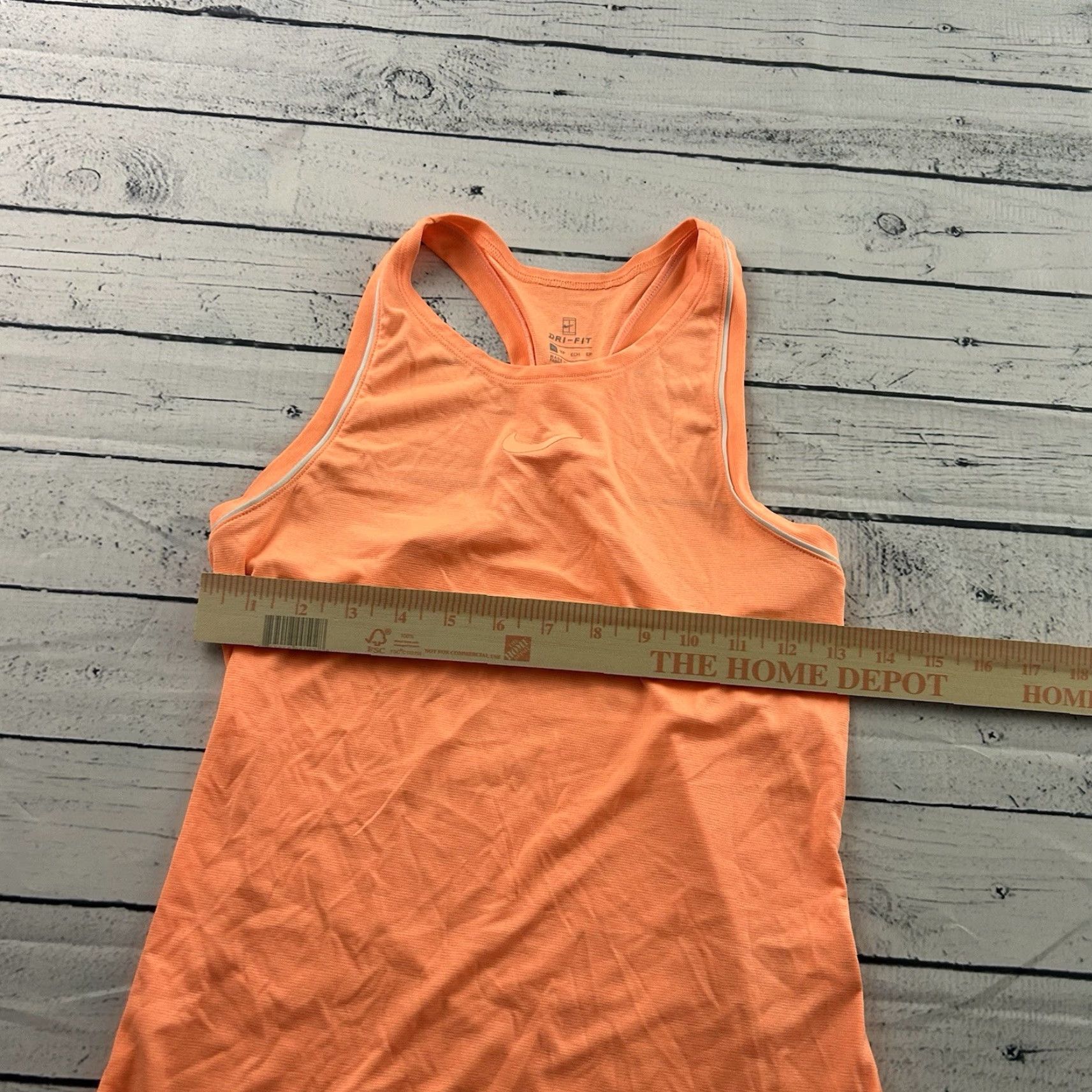 Nike Nike Court Racerback Tennis Athletic Tank Top Women's XS Orange Size XS / US 0-2 / IT 36-38 - 4 Thumbnail