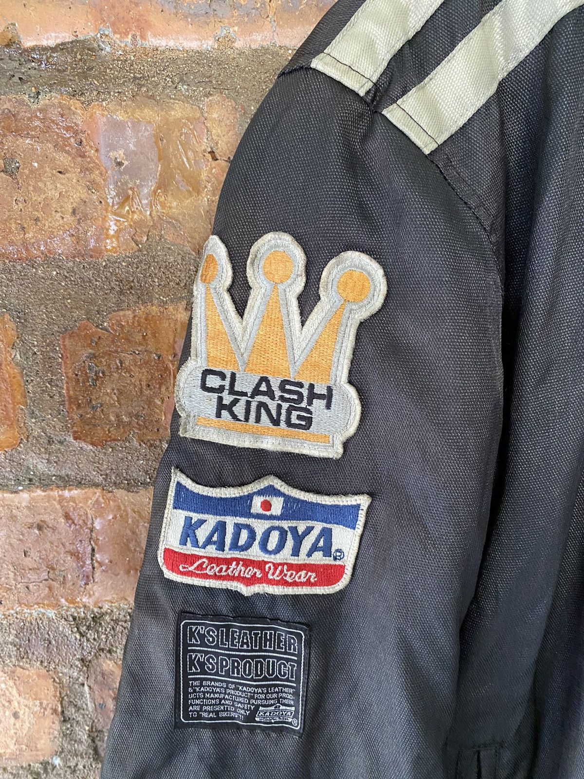 Japanese Brand × Kadoya Vtg Kadoya Clash King Skull Embroidered patches motorcycles Size US L / EU 52-54 / 3 - 8 Thumbnail