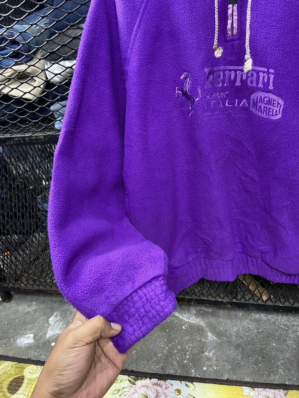 Ferrari × Vintage Vintage 90s Magneti Marelli Ferrari Racing Fleece Size US L / EU 52-54 / 3 - 5 Thumbnail