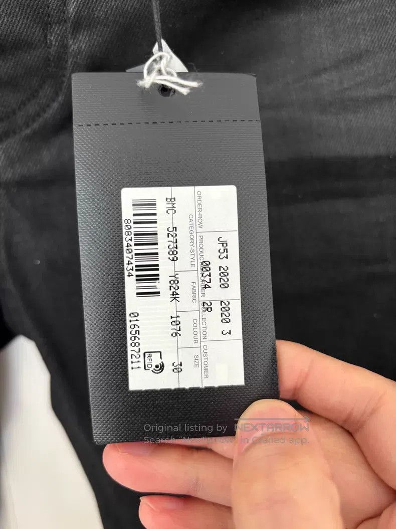 Saint Laurent Paris Saint Laurent Paris Waxed Slim Fit Jeans Size US 30 / EU 46 - 2 Thumbnail