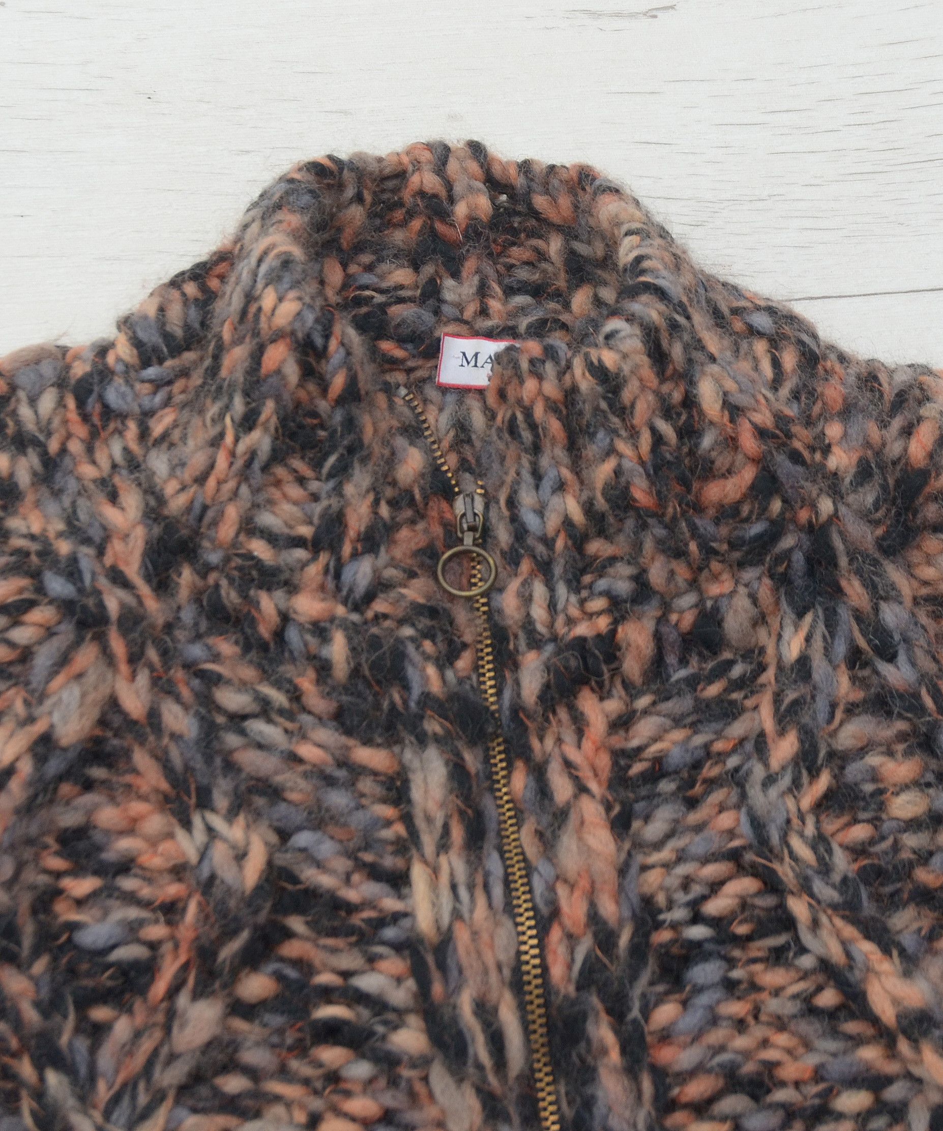 Japanese Brand × MAX&Co. × Vintage Vintage MAX & Co Classic Wool Full Zip Sweater Knit Y2K Size L / US 10 / IT 46 - 5 Thumbnail