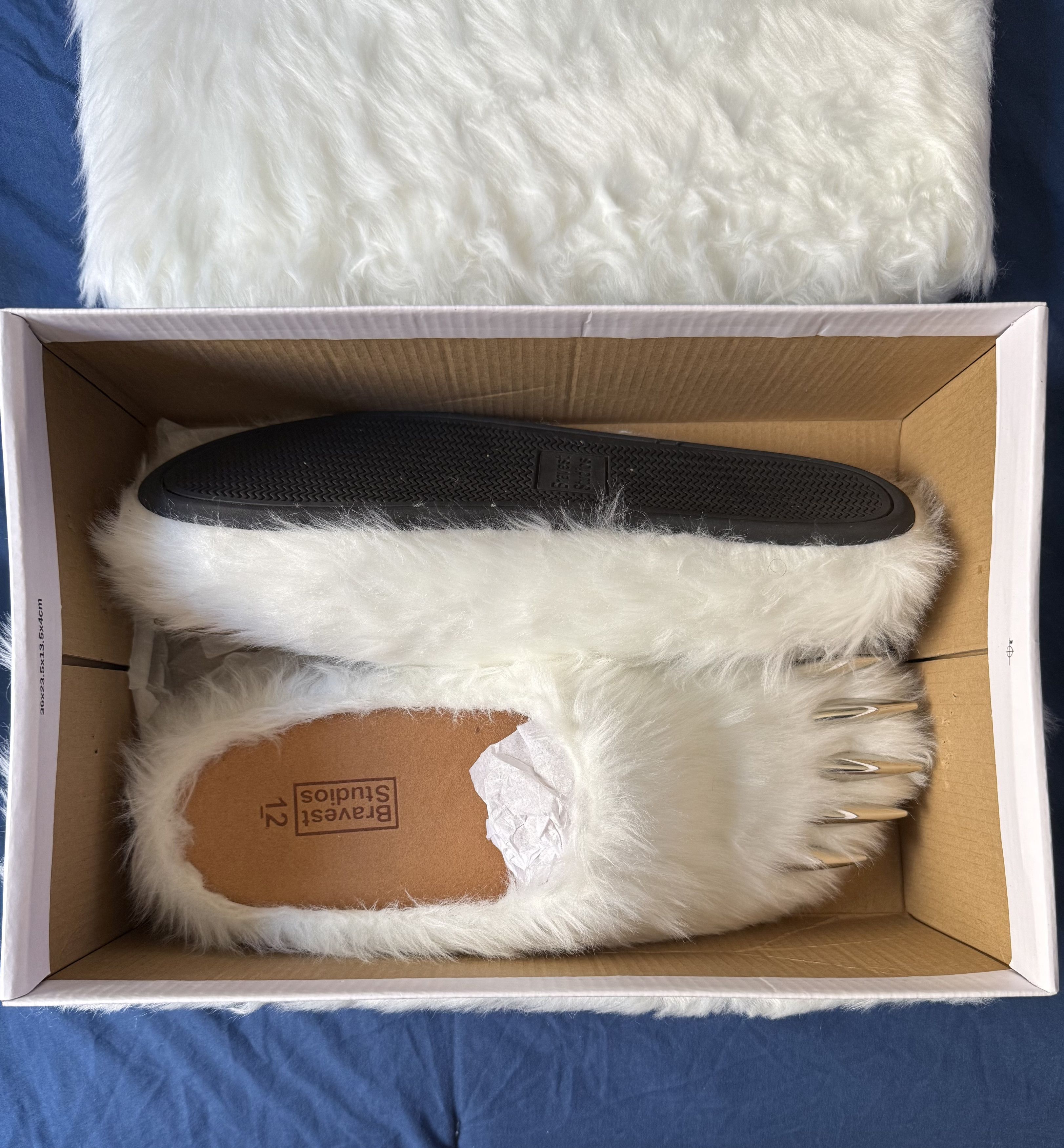 Bravest Studios Bravest Studio White Bear Claws Size US 12 / EU 45 - 1 Thumbnail