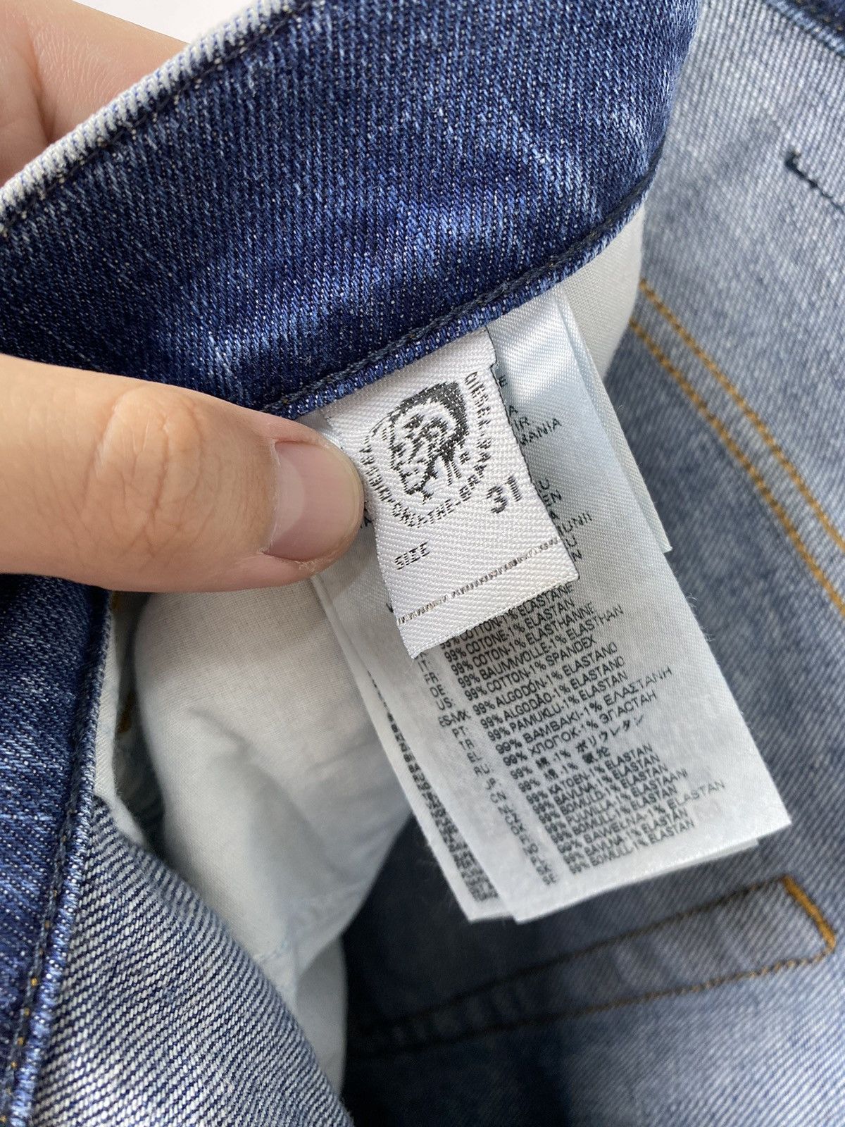 Diesel Diesel Di-Fining Tapered Stretch Jeans size W31 L32 Size US 31 - 12 Thumbnail