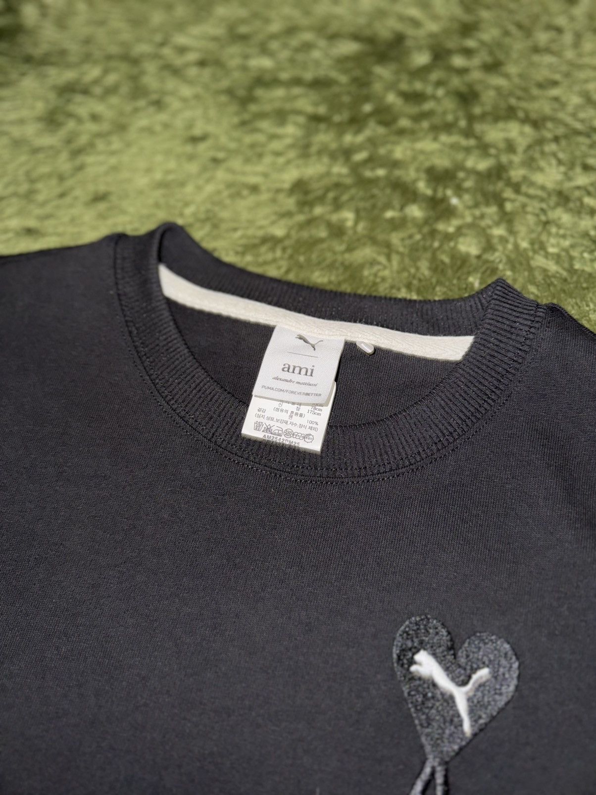 AMI × Puma [S] Puma x AMI Collaboration Embroidered Logo T-Shirt Black Size US S / EU 44-46 / 1 - 3 Thumbnail