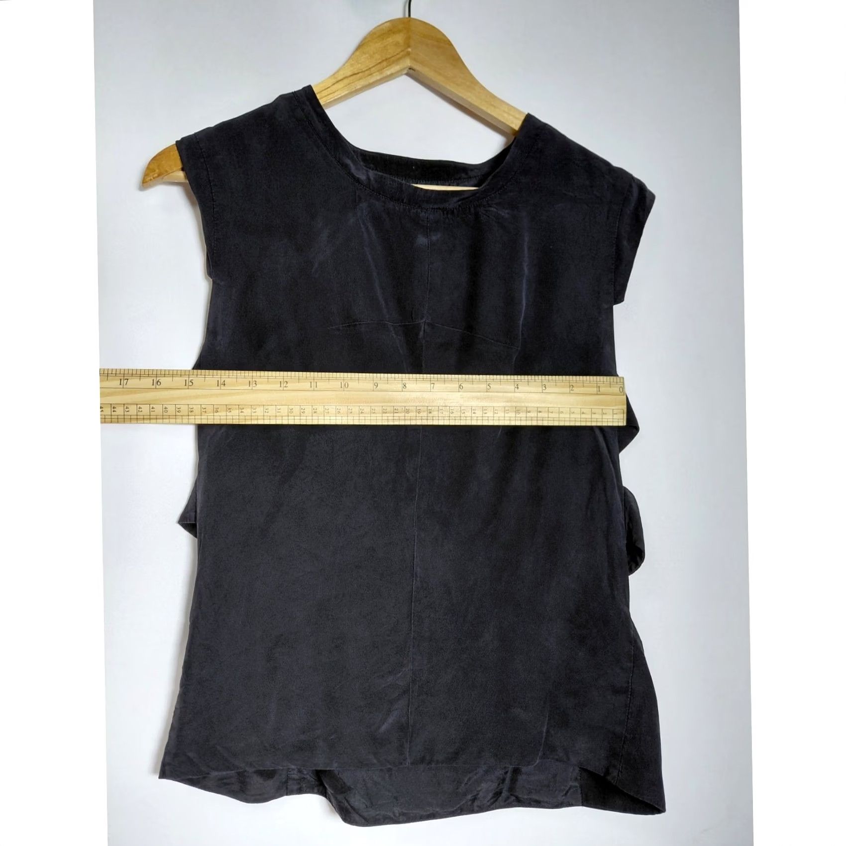 Vintage Nomia Silk Sleeveless Top Black XS Women Pullover Crew Neck 100% Dry Clean Only USA Modern Casual Business Size XS / US 0-2 / IT 36-38 - 6 Thumbnail