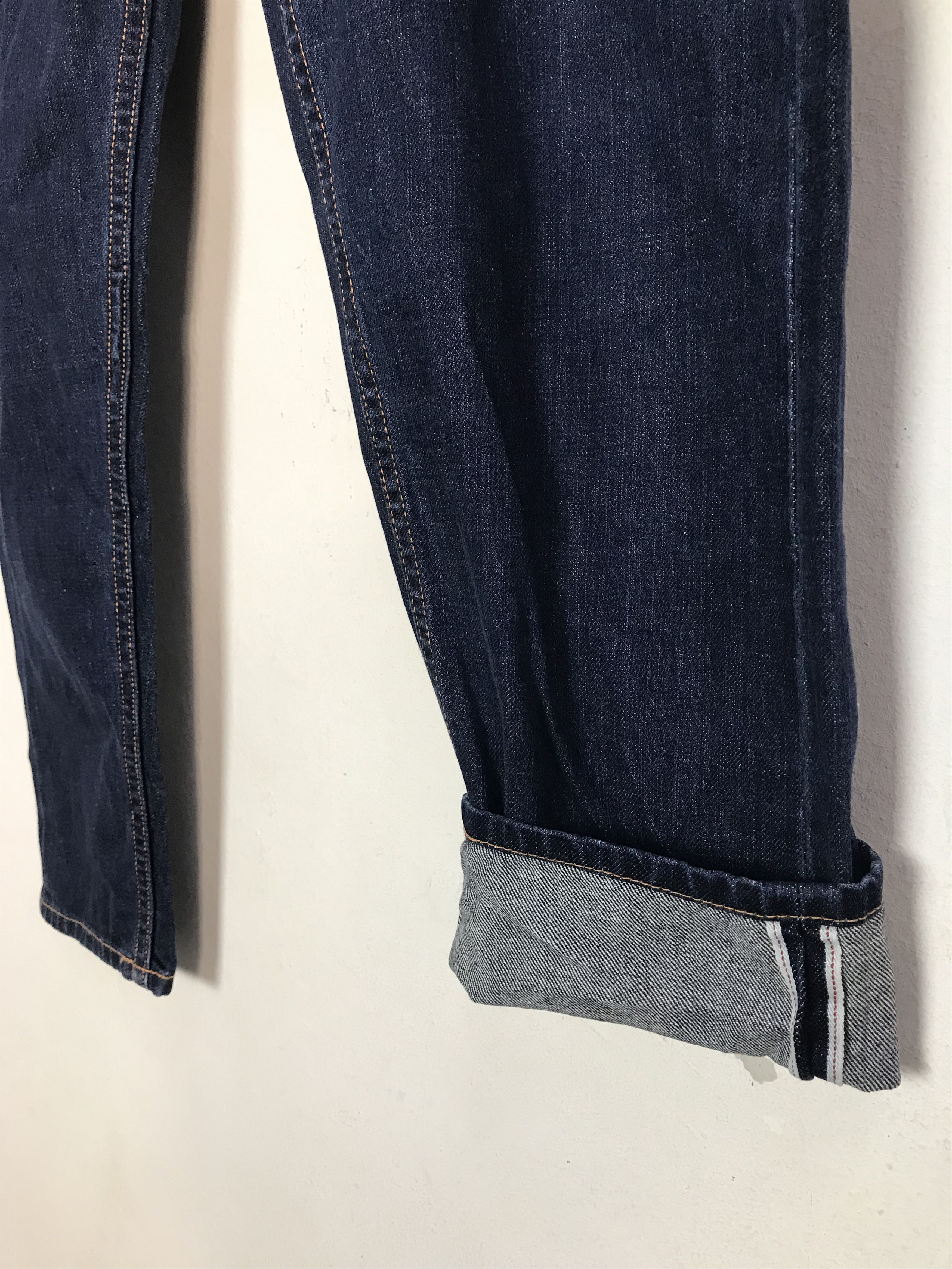 Ne-Net Rare Ne-net Issey Miyake Selvedge Indigo Denim Jeans Size 29" - 9 Thumbnail