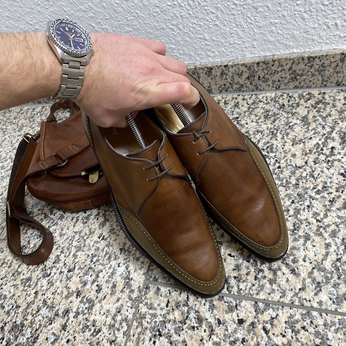 Brioni Leather Derby Shoes Brioni brown Size US 8.5 / EU 41-42 - 10 Thumbnail