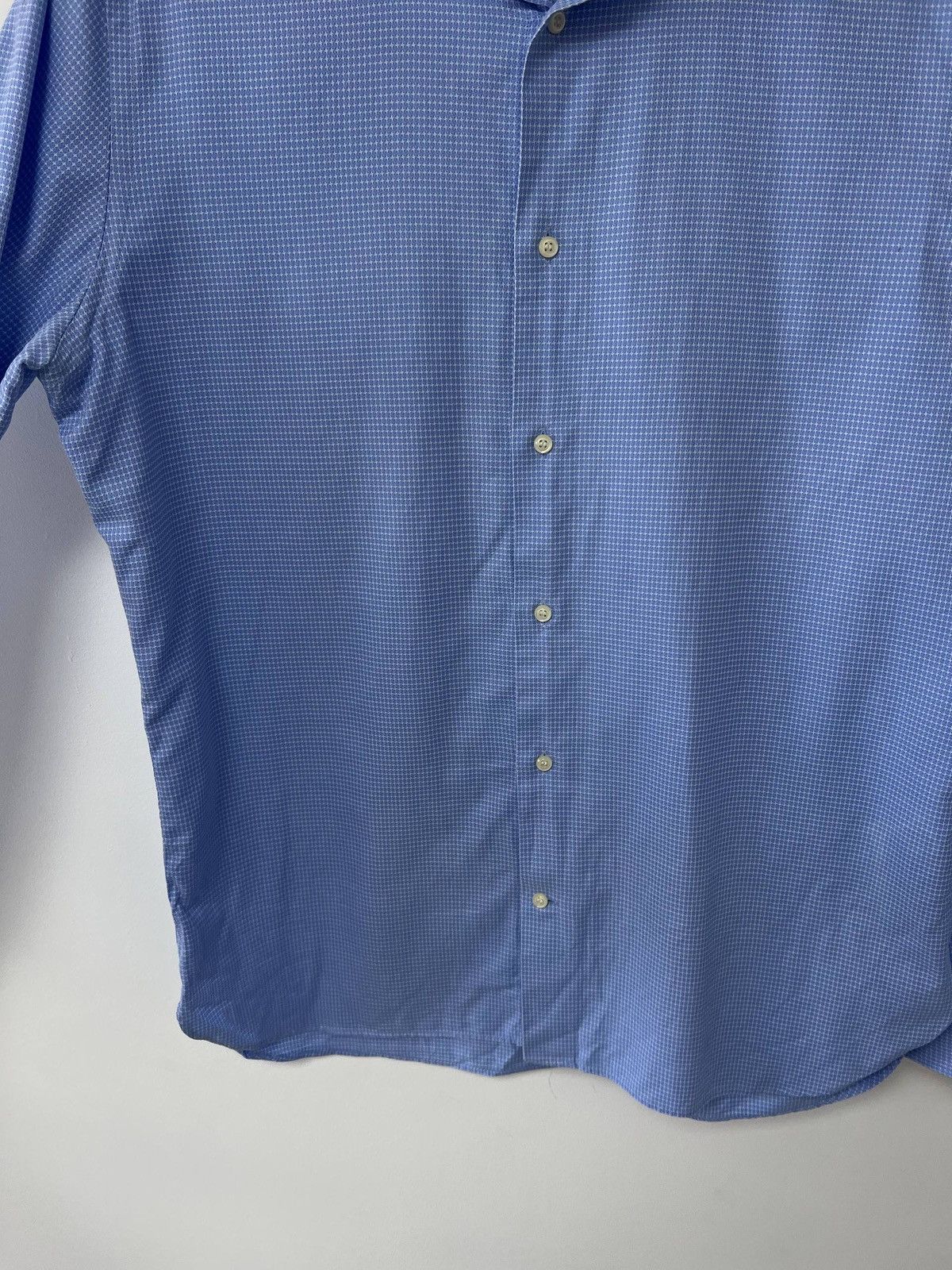 Boggi Authentic Boggi Milano Tailored Fit Button Shirt Blue 41/16 Size US XS / EU 42 / 0 - 7 Thumbnail