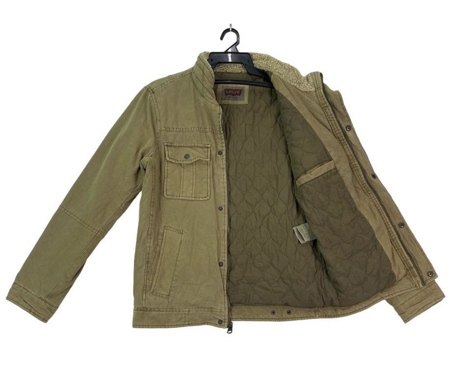 Levi's × Vintage Vtg 90s LEVIS quilted lined workwear jacket Size US M / EU 48-50 / 2 - 3 Thumbnail
