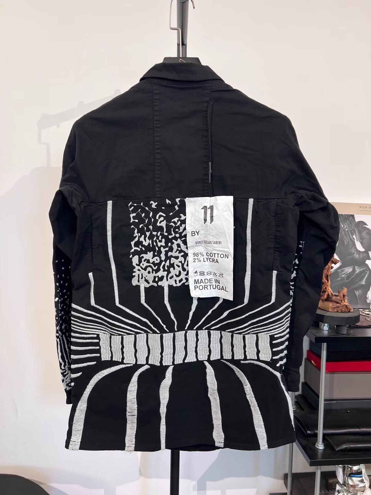 11 By Boris Bidjan Saberi 11by BBS S1B Embroidered Overshirt K35 Size US S / EU 44-46 / 1 - 1 Thumbnail