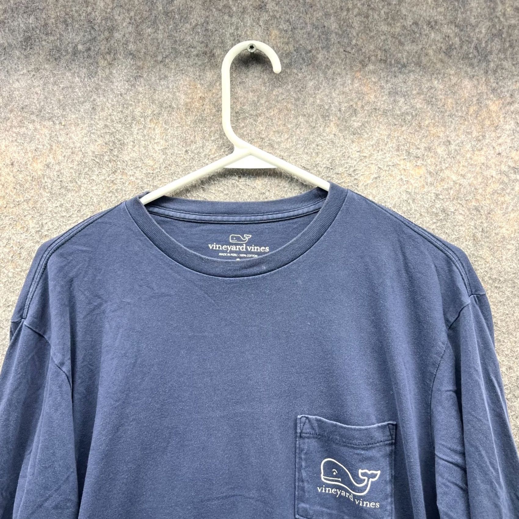 Vineyard Vines Vineyard Vines Shirt Mens Small Blue Long Sleeve Whale Pocket Crewneck Hanukkah Size US S / EU 44-46 / 1 - 4 Thumbnail