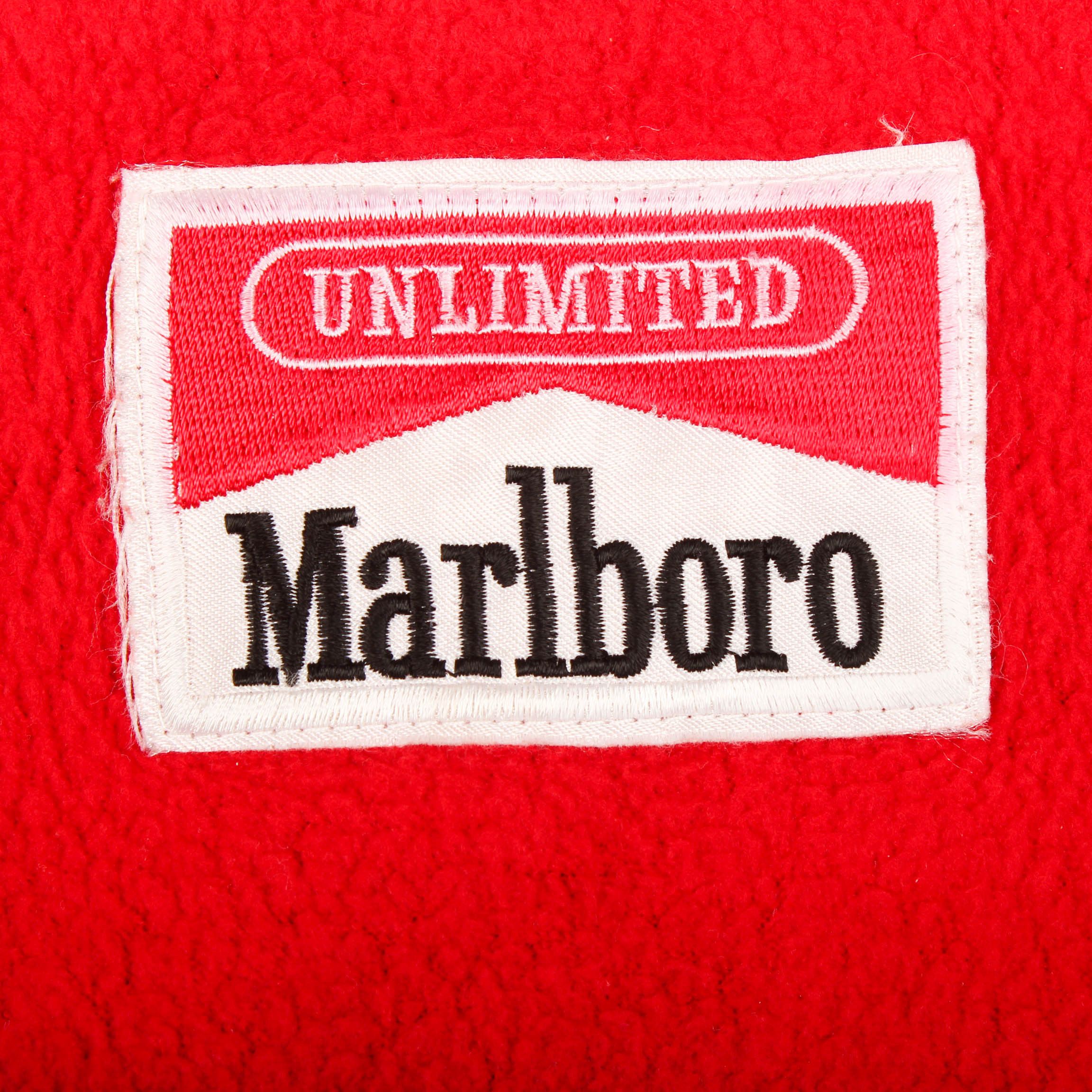 Marlboro Vintage Marlboro Unlimited Reversible Fleece Jacket 90s Size US XXL / EU 58 / 5 - 6 Thumbnail