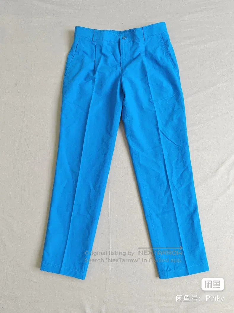 Hermes Hermes size S Men's workwear casual linen pants Size US 30 / EU 46 - 1 Thumbnail