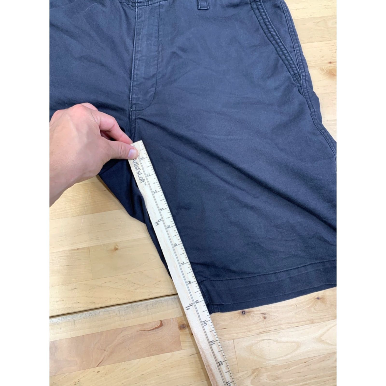 Vintage Canterbury Shorts Mens M Black Belted Casual Outdoor Chino 12105 Size US 31 - 5 Thumbnail