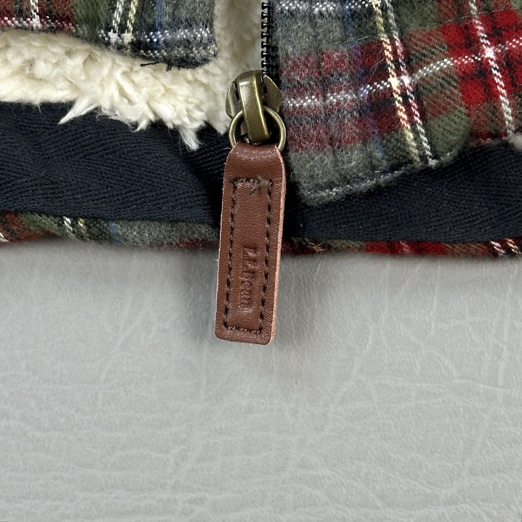 Vintage LL Bean Hoodie Women's Medium Scotch Plaid Relaxed Sherpa Lined Flannel Jacket Size M / US 6-8 / IT 42-44 - 5 Thumbnail