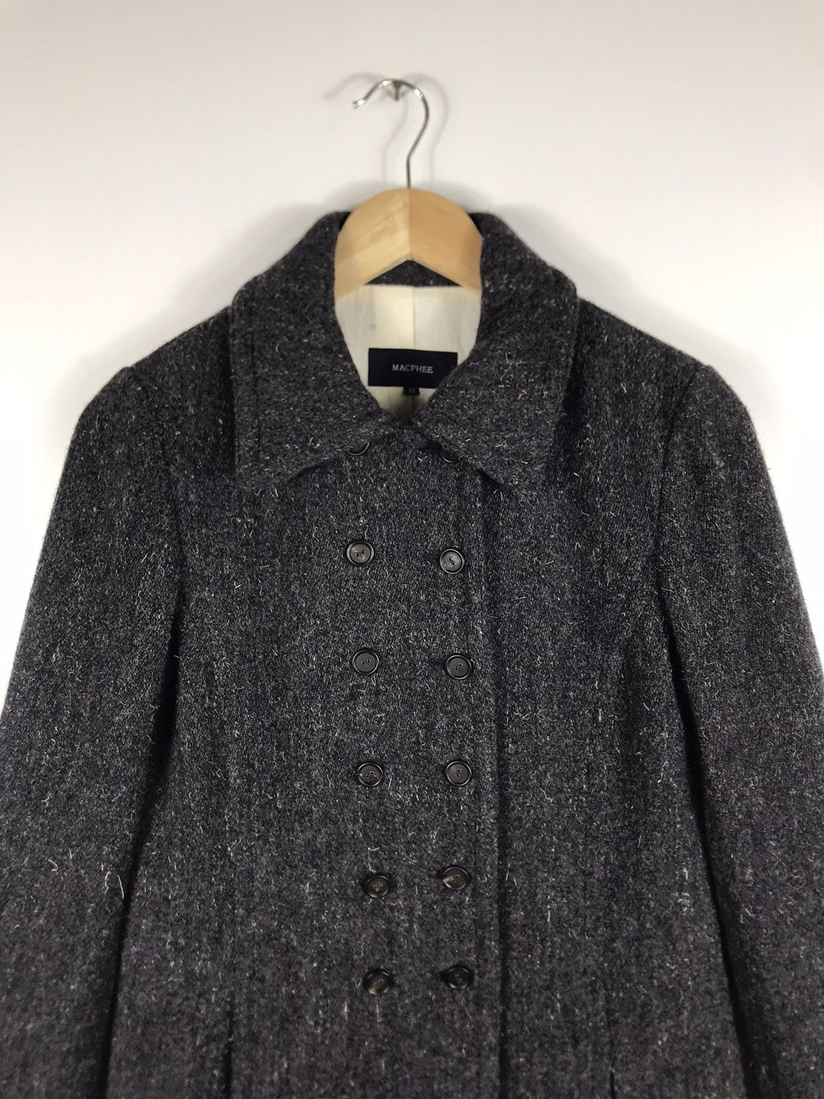 Tomorrowland 🔥Macphee Tomorrowland Wool Mohair Double Breast Long Coat Size XS / US 0-2 / IT 36-38 - 4 Thumbnail
