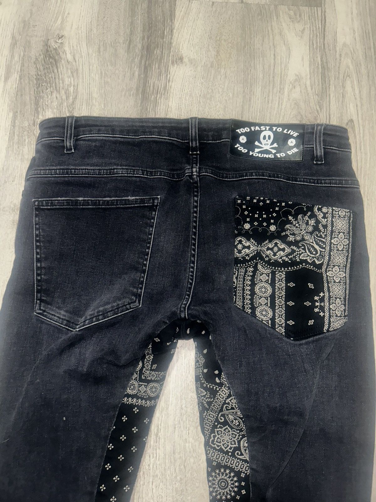 Alchemist Black Alchemist Bandana print Jeans Size US 32 / EU 48 - 6 Thumbnail