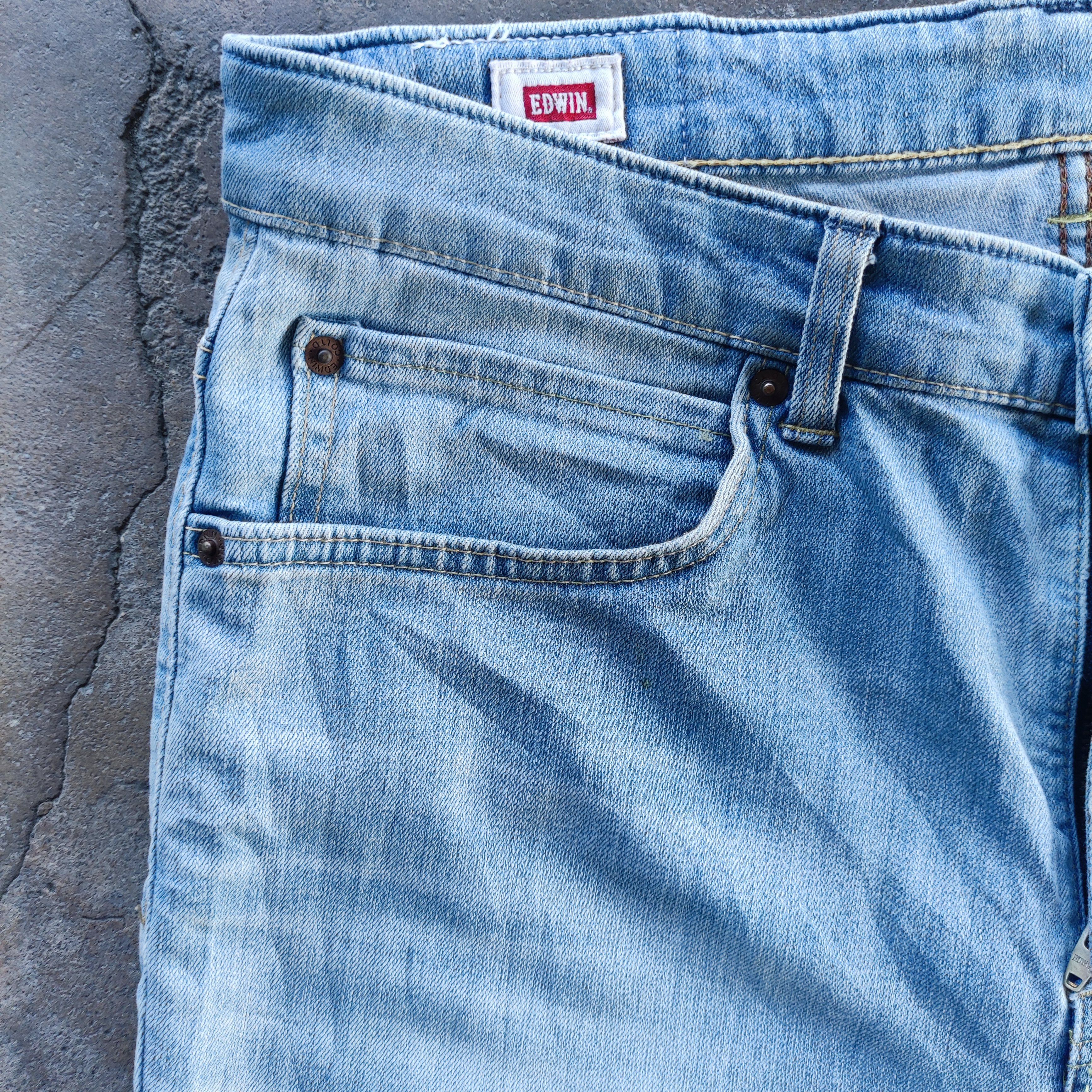 Edwin Vintage Edwin Brand Jean Distressed Faded Pants Size US 35 - 5 Thumbnail
