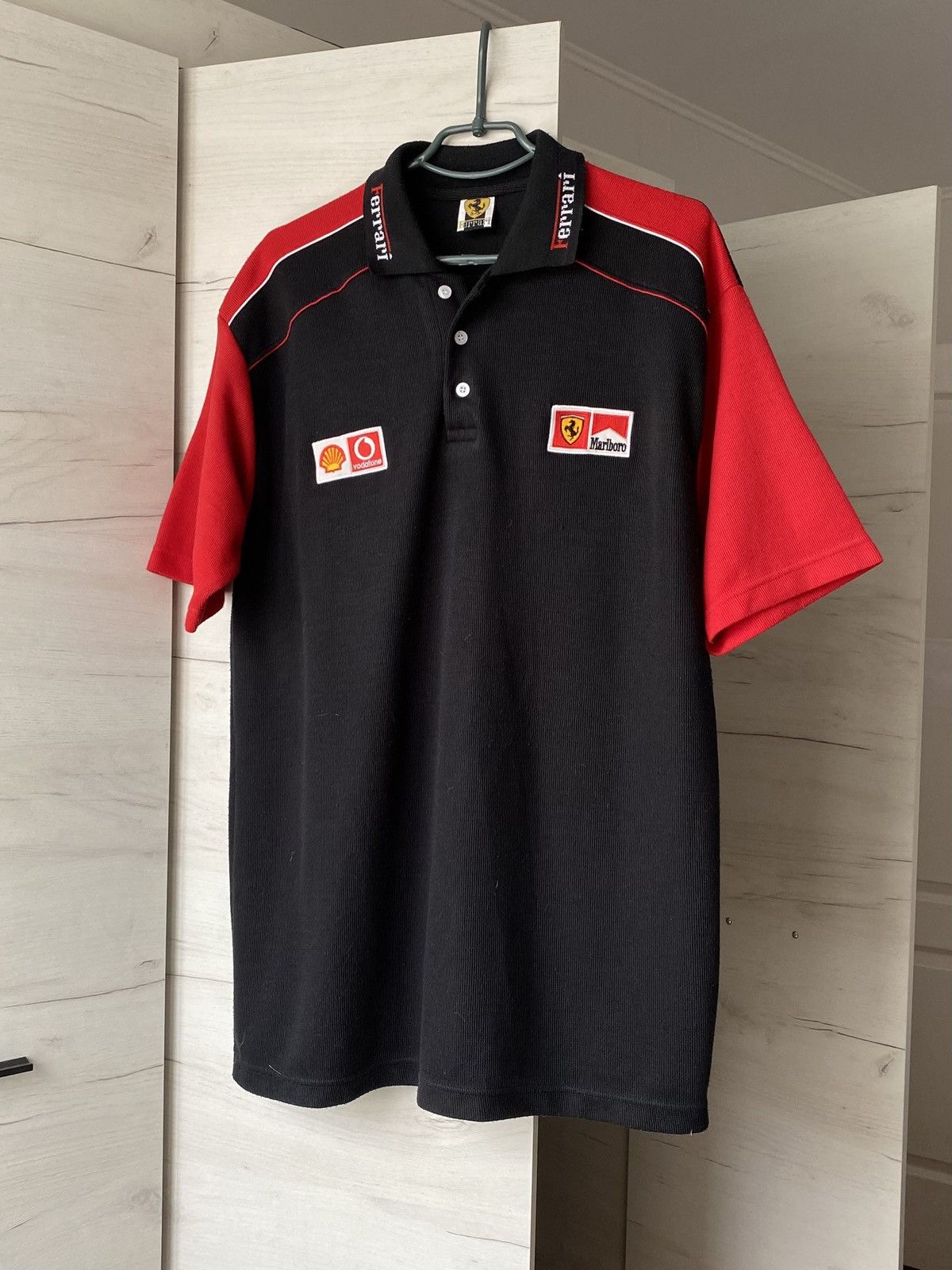 Ferrari Ferrari F1 Marlboro Team Polo Shirt Red Black Size L Size US L / EU 52-54 / 3 - 2 Thumbnail