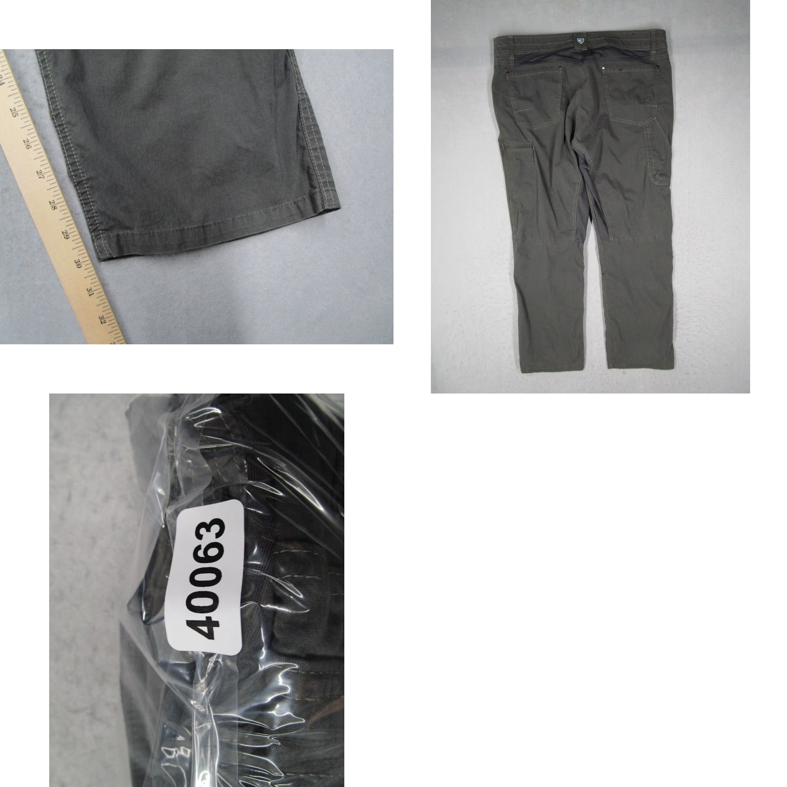 Vintage Kuhl Pants Mens 40 Gray Radikl Workwear Utility Outdoor Hike Stretch 40x32 Size US 40 / EU 56 - 8 Thumbnail