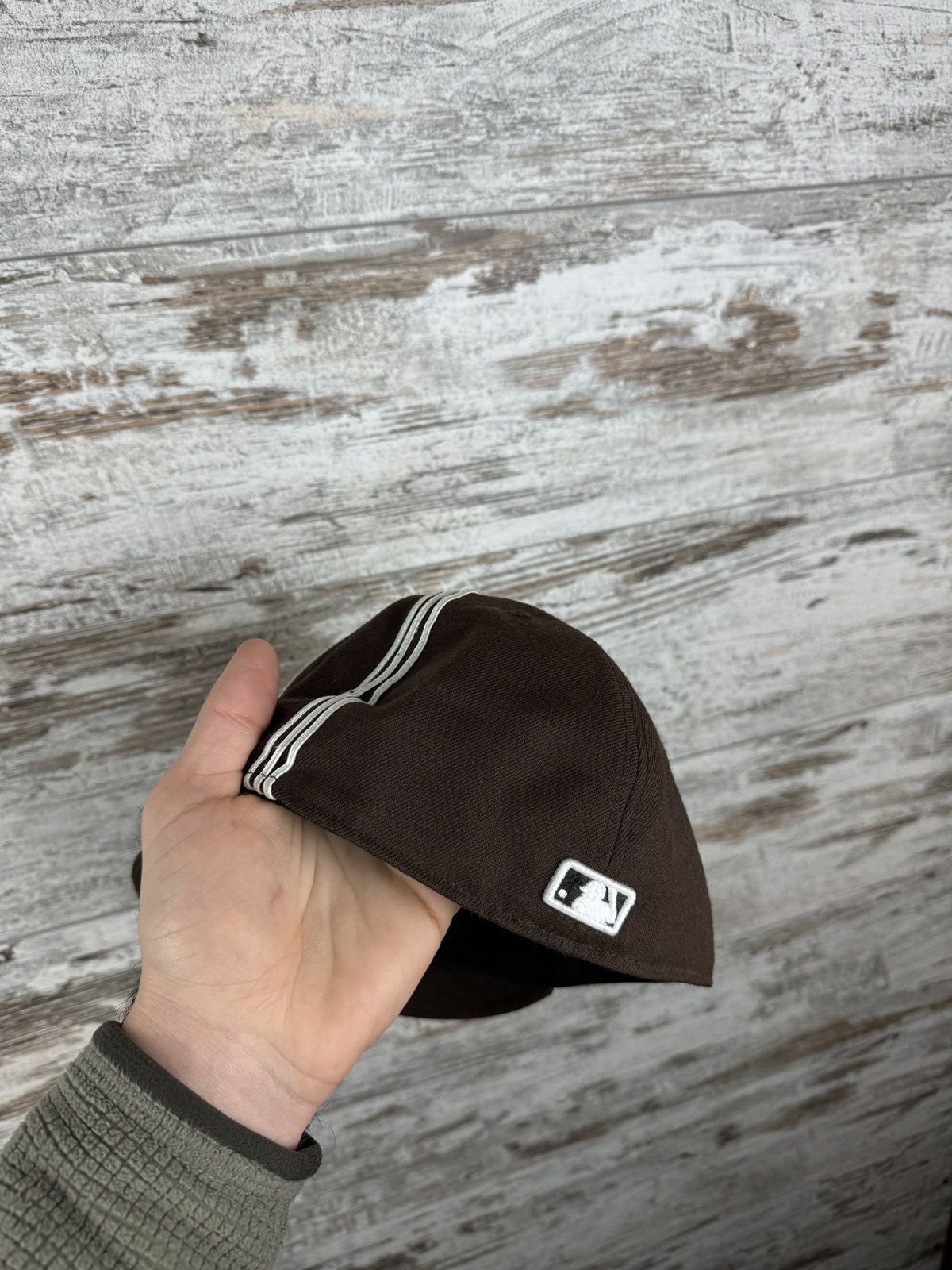 New Era × Vintage Mens Vintage New Era cap brown bags snapback streetwear y2k Size ONE SIZE - 5 Thumbnail