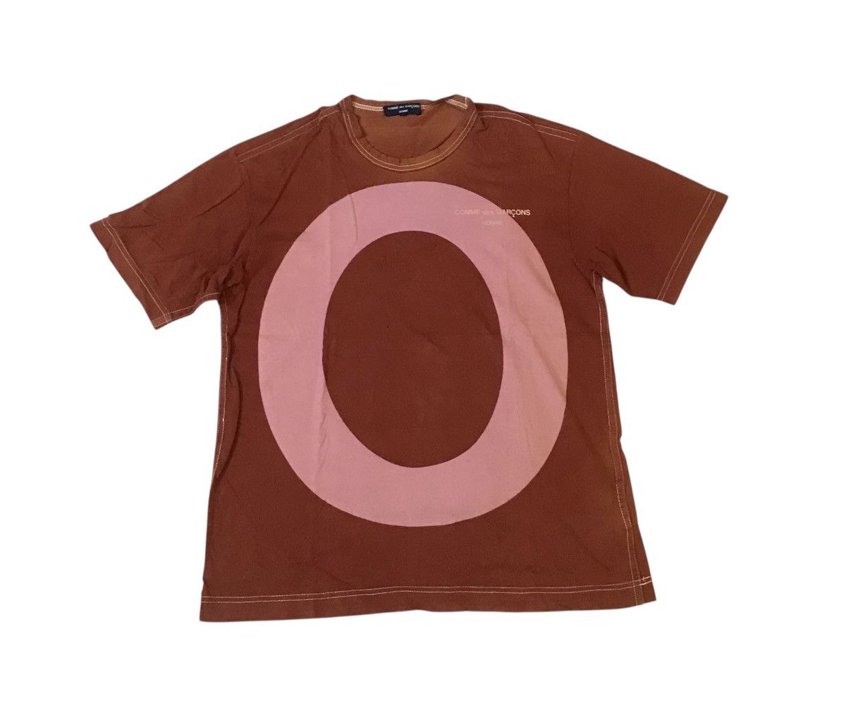 Comme des Garcons Cdg homme AD2004 circle logo tee Size US M / EU 48-50 / 2 - 1 Thumbnail