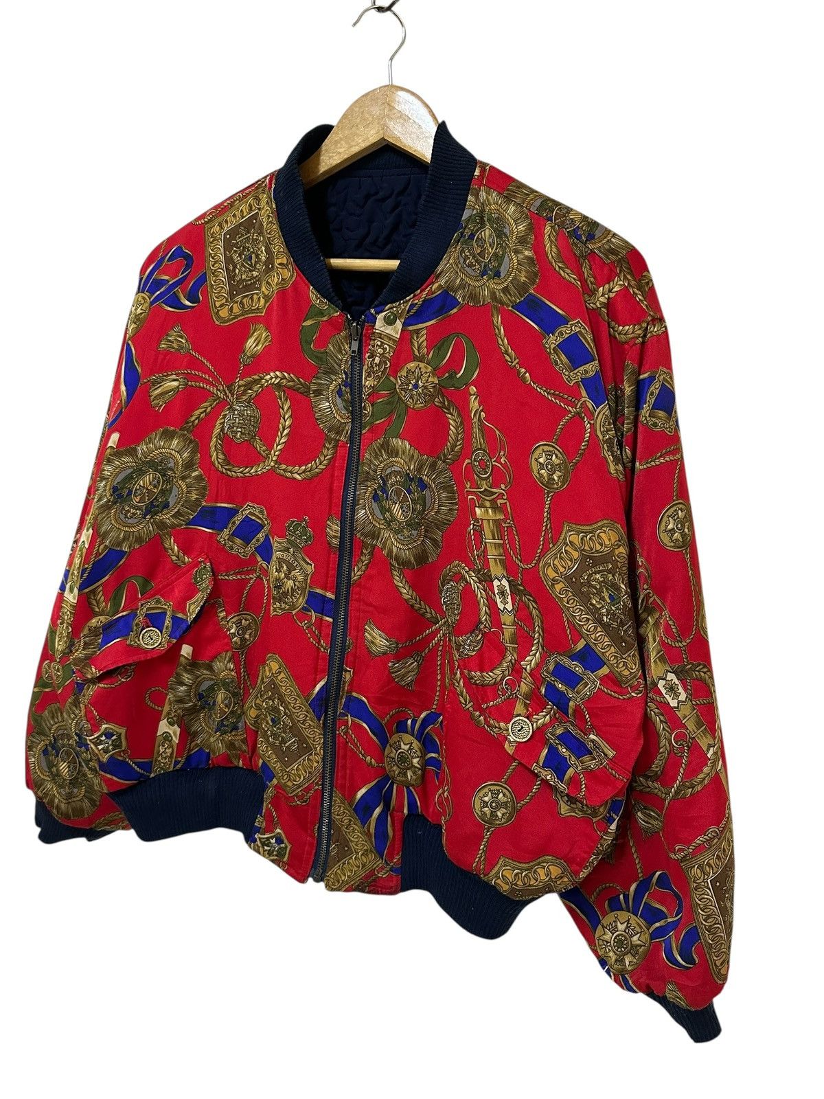 Japanese Brand Vintage Reverse Jacket Bomber Size M / US 6-8 / IT 42-44 - 4 Thumbnail