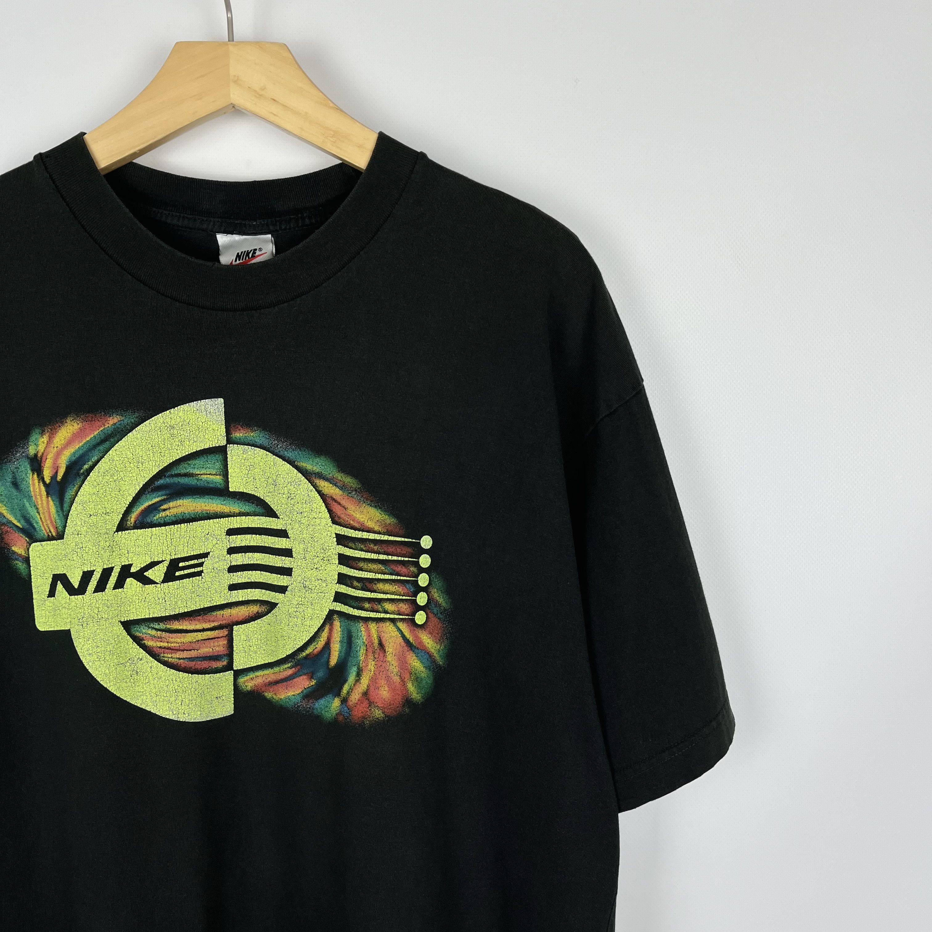 Nike Vintage Nike Iconic Acid Big Logo T Shirt 90’s Size US L / EU 52-54 / 3 - 2 Thumbnail