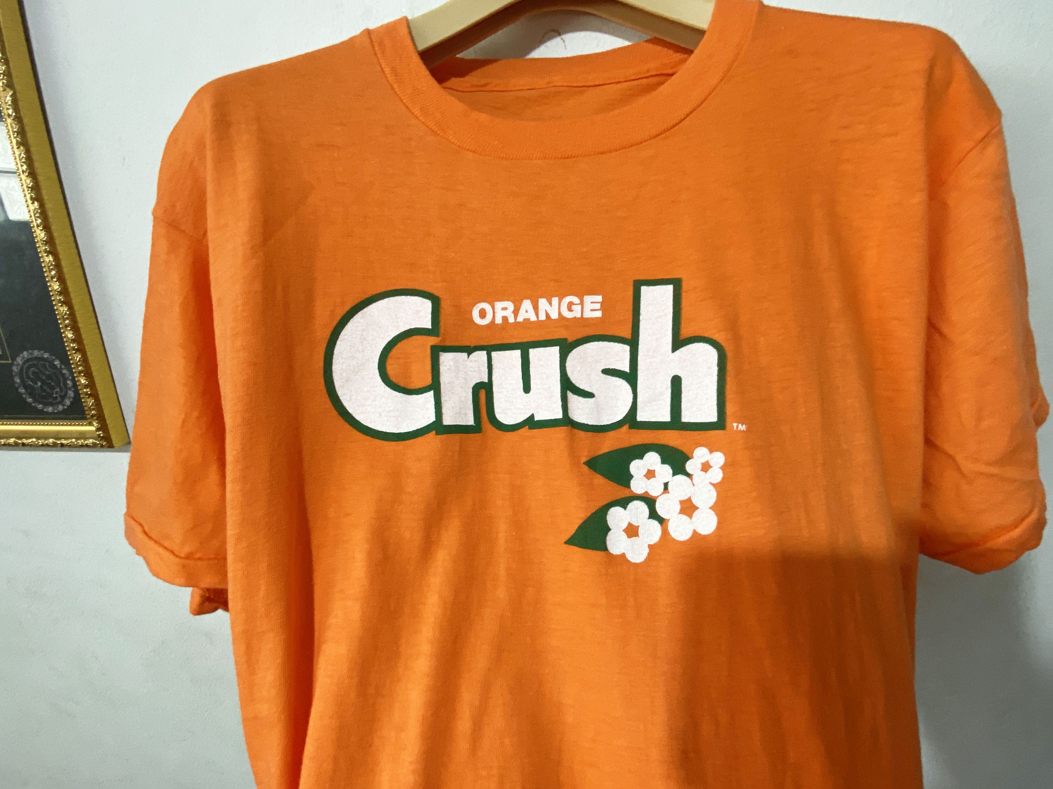 Orage × Vintage Vintage 80s Orange Crush Shirt Size US M / EU 48-50 / 2 - 2 Thumbnail