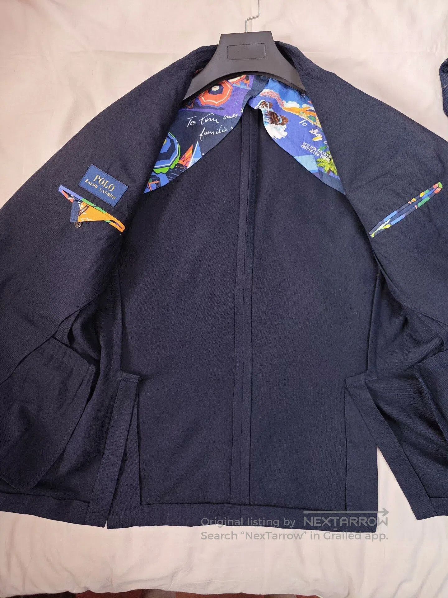 Polo Ralph Lauren Casual Navy Wool Blazer by Ralph Lauren. Size US M / EU 48-50 / 2 - 6 Thumbnail