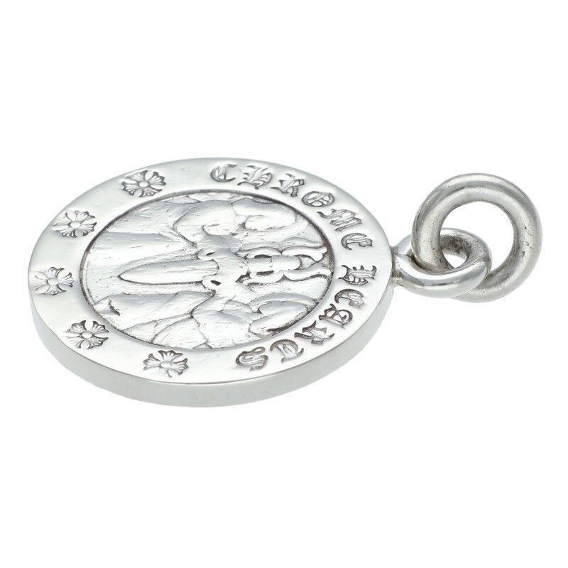 Chrome Hearts Chrome Hearts Angel Medal Charm Necklace V2 Silver Size ONE SIZE - 5 Thumbnail