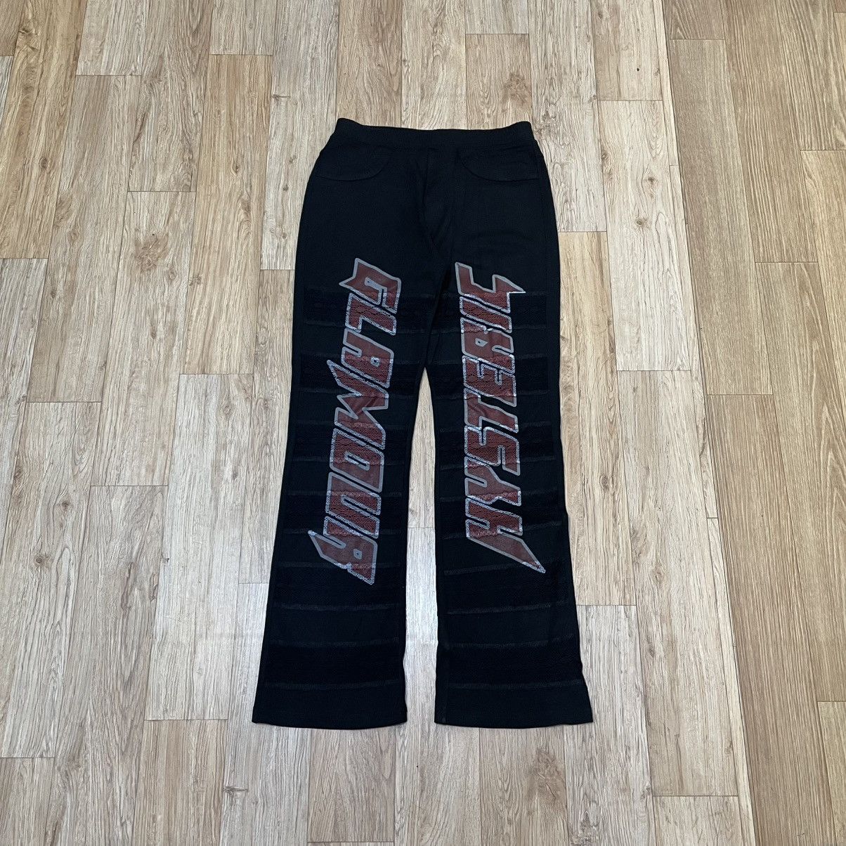 Hysteric Glamour Hysteric Glamour Boot Cut Pants Spell Out Size 30" / US 8 / IT 44 - 1 Thumbnail