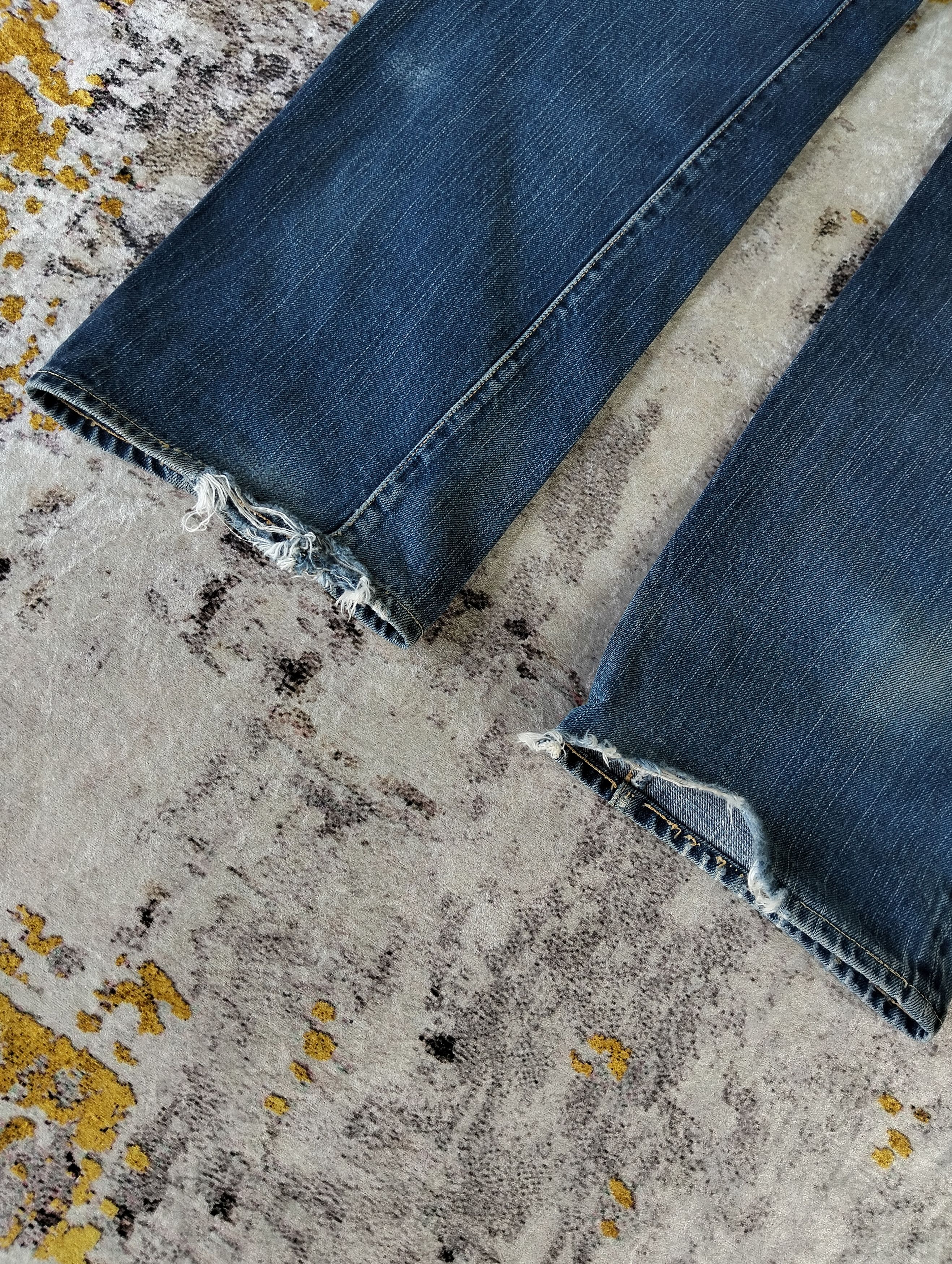 The Flat Head Vintage The Flat Head Button Fly Orange Line Selvedge Denim Size US 30 / EU 46 - 5 Thumbnail
