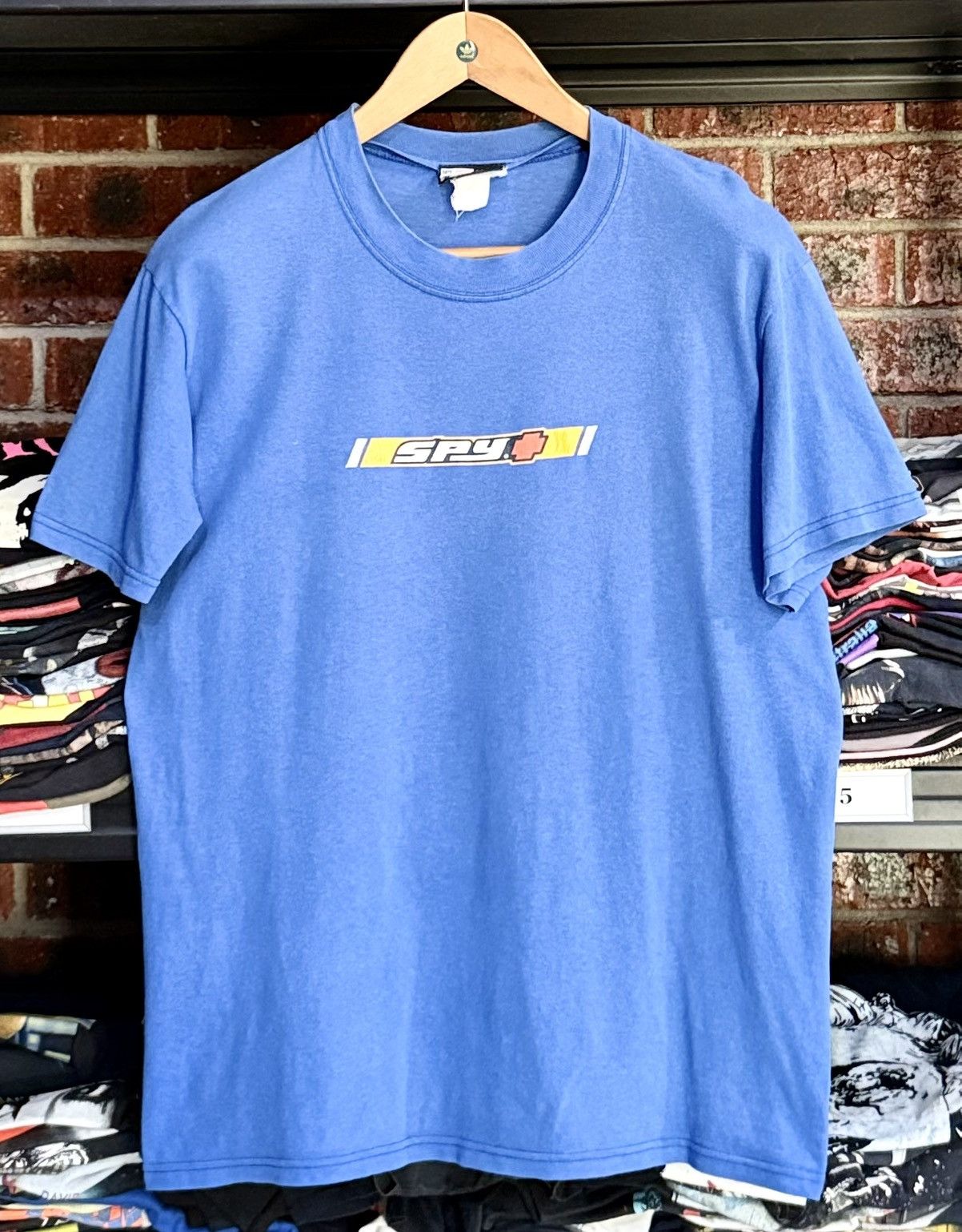 Vintage 90s Spy Optic Skateboard Faded Tee