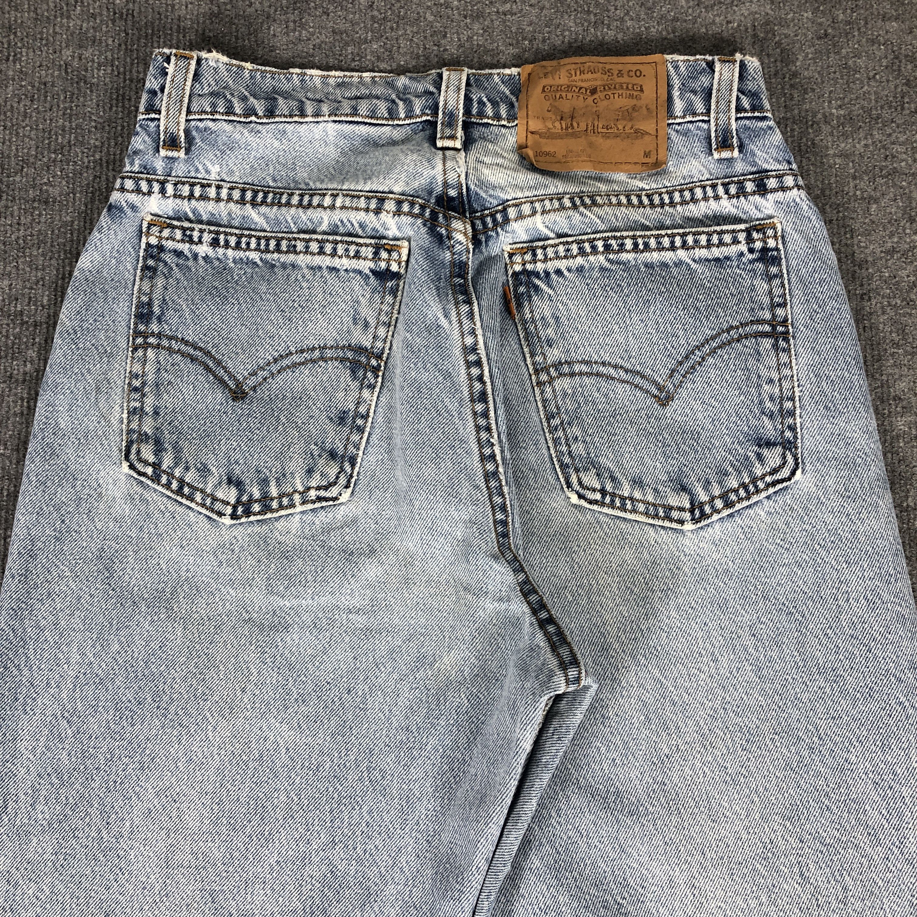 Levi's × Vintage Womens 80s Vintage Levis jeans Light Blue Wash L882W Size 29" - 5 Thumbnail