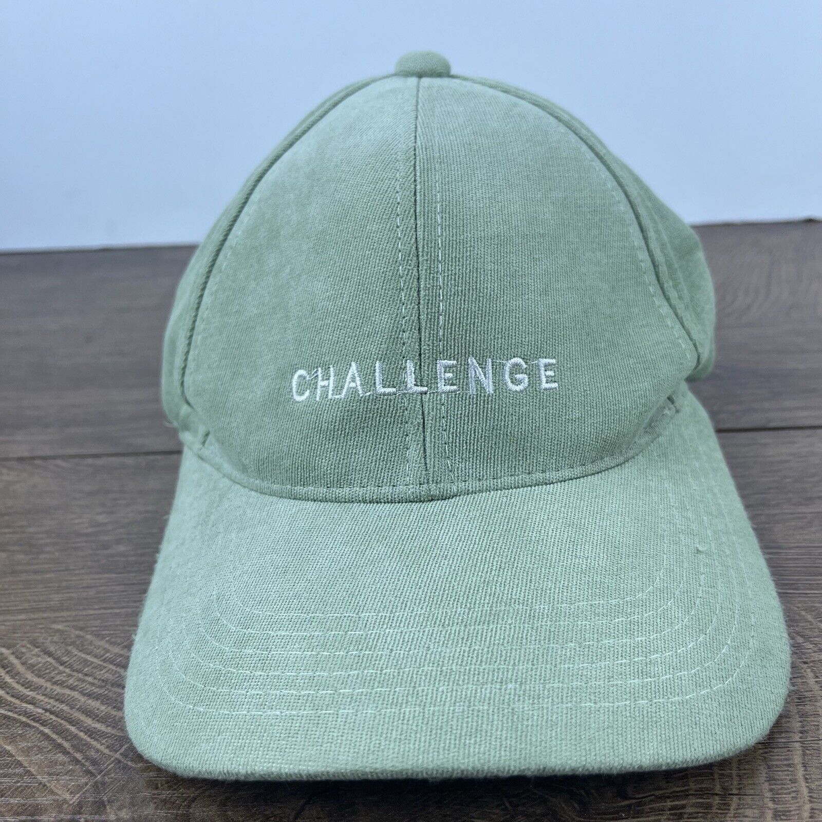 Other Challenge Hat Challenge Adjustable Hat Green Hat Adjustable Size ONE SIZE - 2 Thumbnail