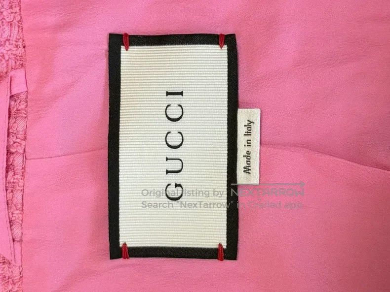 Gucci Gucci Pink tweed coat Size S / US 4 / IT 40 - 6 Thumbnail