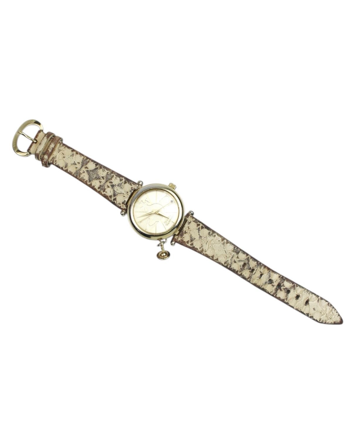 Vivienne Westwood 2000S VIVIENNE WESTWOOD ORB CHARM PATTERNED STRAP WATCH Size ONE SIZE - 2 Thumbnail