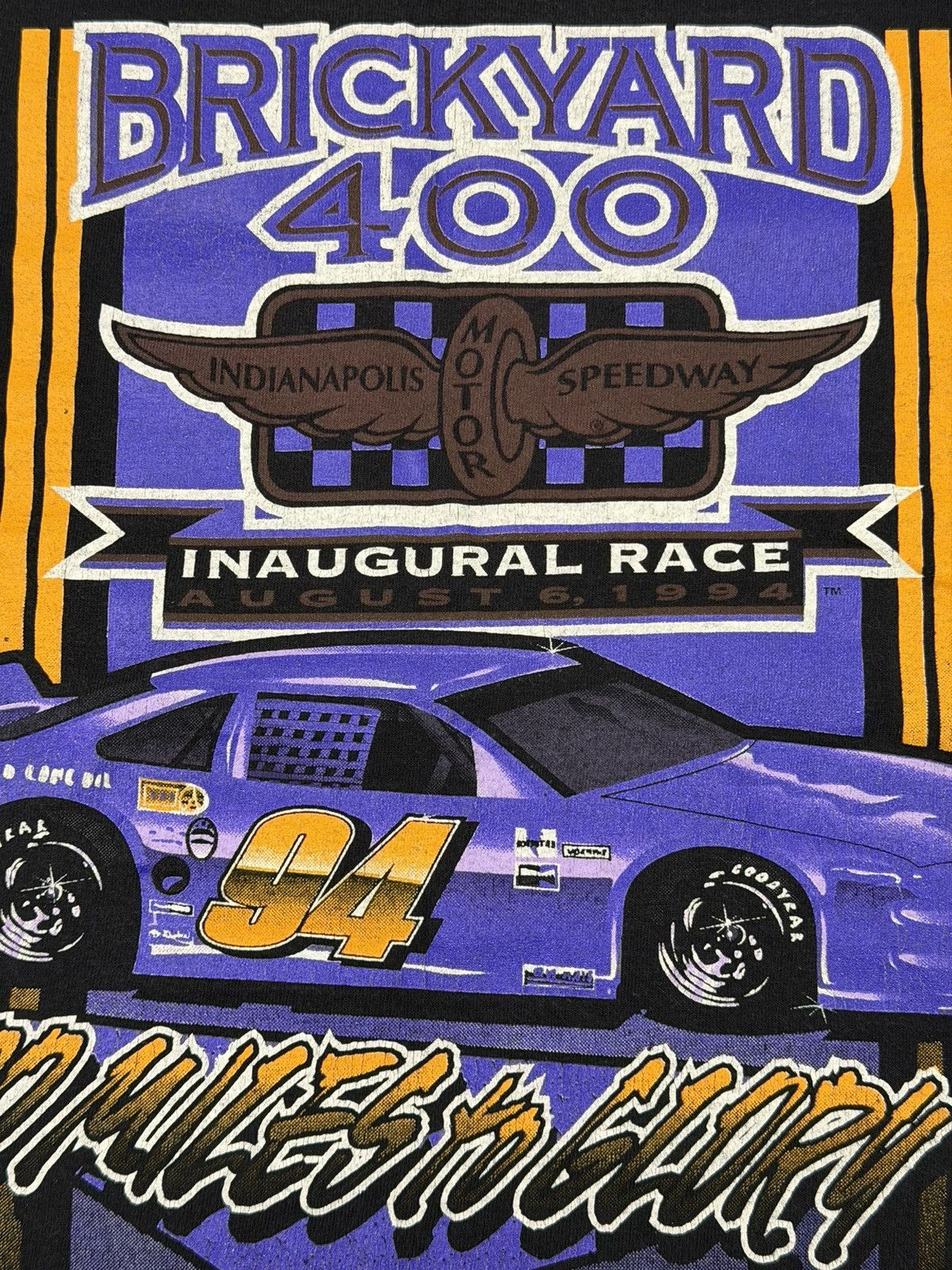 NASCAR Vintage 1994 Brickyard 400 Inaugural Race Tee XL Made in USA Size US XL / EU 56 / 4 - 4 Thumbnail