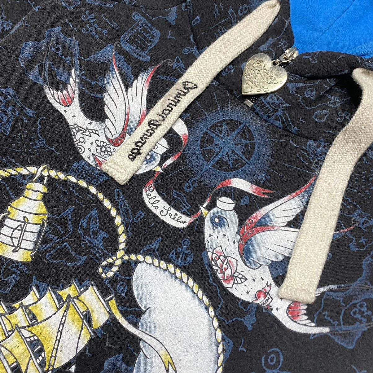 Criminal Damage Vintage Criminal Damage Ed Hardy Style y2k Japanese hoodie Size M / US 6-8 / IT 42-44 - 3 Thumbnail