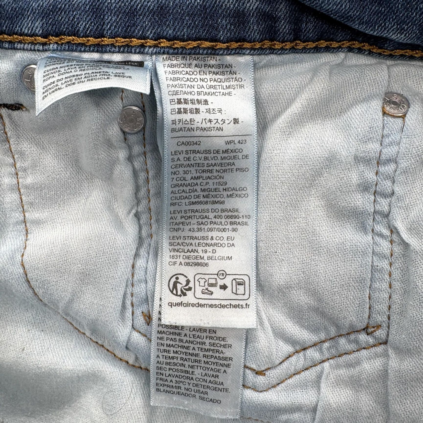 Levi's Levi's 506 Jeans Mens W38 L32 Blue Straight Stretch Denim Medium Wash Casual Size US 38 / EU 54 - 4 Thumbnail